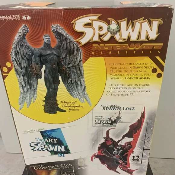 Spawn 12’in Wings of Redemption Action Figure - Black - Picture 3 of 4